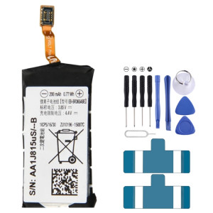 200mAh EB-BR365ABE Remplacement de batterie Li-polymère pour Samsung Gear Fit2 Pro SM-R365, Remarque importante : Pour les batteries au lithium, seuls des moyens d'expédition sécurisés vers l'Union européenne (27 SH4511223-20