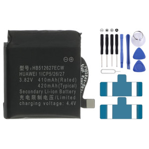 Remplacement de la batterie Li-polymère 420 mAh pour Huawei Watch GT FTN-B19 SH451664-20