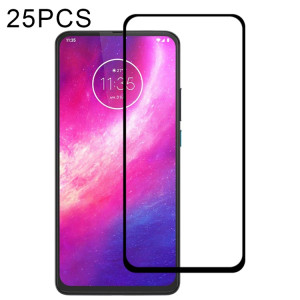 Pour Motorola One Hyper 25 PCS Full Glue Full Cover Film de protection d'écran en verre trempé SH44031708-20