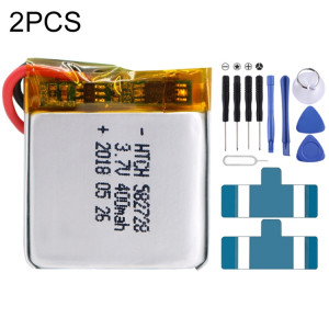 2 pièces de remplacement de batterie Li-polymère 582728 400 mAh, Remarque importante : pour les batteries au lithium, seuls des moyens d'expédition sécurisés vers l'Union européenne (27 pays), le Royaume-Uni, SH66081034-20