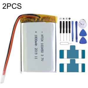 Remplacement de batterie Li-polymère 2 pièces 103450 1800mAh SH6609583-20