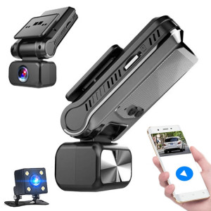2K Dual Camera HD Night Vision WiFi Car Dash Cam Enregistreur de conduite SH0102684-20