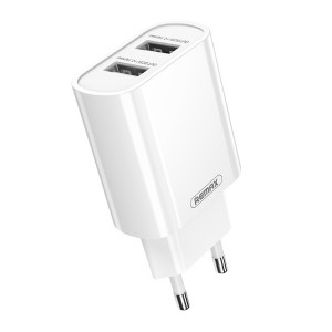 Chargeur double port USB REMAX Jane Series RP-U35 2.1A, spécification : (blanc) SR902A478-20