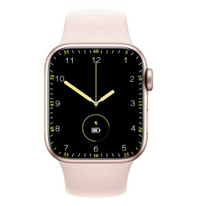 W17 Pro Max 1,9 pouces Bluetooth rappel de message d'appel montre intelligente en silicone (rose) SH501C1810-20