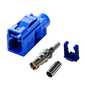 Pour câble RG174 Fakra Radio à sertir connecteur femelle Jack/fiche avec coaxial RF fantôme (Fakra C) SH301C888-20