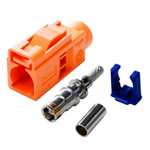 Pour câble RG174 Fakra Radio à sertir connecteur femelle Jack/fiche avec coaxial RF fantôme (Fakra M) SH301I577-20