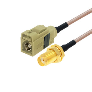 Câble coaxial RG316 d'extension d'antenne de 20 cm (SMA femelle vers Fakra K femelle) SH601J1577-20