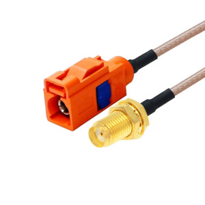Câble coaxial RG316 d'extension d'antenne de 20 cm (SMA femelle vers Fakra M femelle) SH601K1879-20
