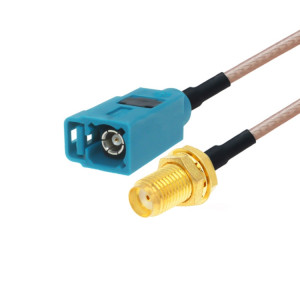 Câble coaxial RG316 d'extension d'antenne de 20 cm (SMA femelle vers Fakra Z femelle) SH601L1120-20