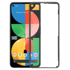 Cadre de lunette d'écran LCD avant pour Google Pixel 5A SH21041017-20