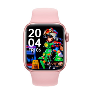 Watch 8 Max 1,85 pouces Recharge sans fil Bluetooth Appel NFC Smartwatch (Rose) SH401D1687-20