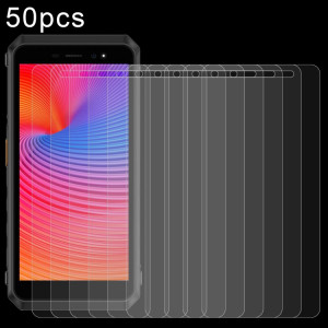 Pour Ulefone Power Armor X11 Pro 50 PCS 0.26mm 9H 2.5D Film de verre trempé SH4703805-20