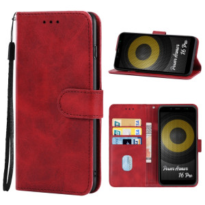 Pour étui de téléphone en cuir Ulefone Power Armor 16 Pro (rouge) SH708A1545-20