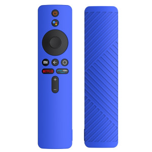 Pour Xiaomi MiBox S Housse de protection en silicone de couleur unie (bleu foncé) SH901D1181-20