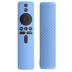 Pour Xiaomi MiBox S Housse de protection en silicone de couleur unie (bleu ciel) SH901E1699-20