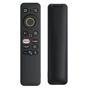 Pour Realme TV 30 pouces / 40 pouces Housse de protection en silicone de couleur unie (noir) SH101B246-20