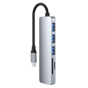 Adaptateur HUB 6-en-1 USB-C / Type-C vers USB pour station d'accueil SH7556459-20