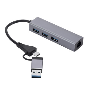 SL-006 USB3.0 Gigabit Réseau Type-C vers Port Réseau USB x 3 HUB SH75601670-20