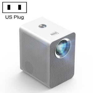 AUN ET50 10,2 cm 180 lumens 1920 x 1080p Mini projecteur LED intelligent, type de prise : prise américaine (blanc) SA501A576-20