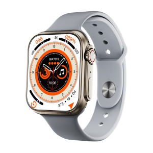 WS8 Pro Montre intelligente à écran tactile IPS de 2,0 pouces, étanche IP67, surveillance de la fréquence cardiaque et de l'oxygène sanguin/modes sportifs (or + gris) SH201C899-20