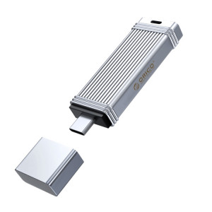 Clé USB ORICO, lecture : 100 Mo/s, écriture : 50 Mo/s, mémoire : 32 Go, port : Type-C (argent). SO302A16-20