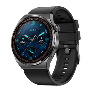 MD3MAX Porsche Ver 1,39 pouces écran rond bracelet en TPU montre intelligente prend en charge la surveillance de la fréquence cardiaque/surveillance de l'oxygène sanguin (noir) SH301A1910-20