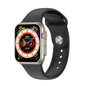 La montre intelligente à écran carré N8 Ultra 2,02 pouces prend en charge la surveillance de la fréquence cardiaque/la surveillance de l'oxygène sanguin (noir) SH401A257-20