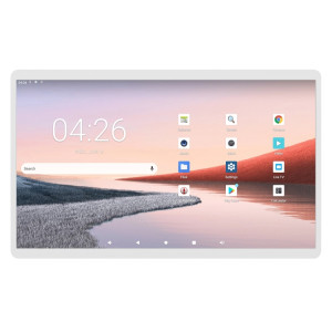 HSD2493T Machine publicitaire à écran IPS 24 pouces Android 12 RK3399 4 Go + 32 Go (Blanc) SH102B1735-20