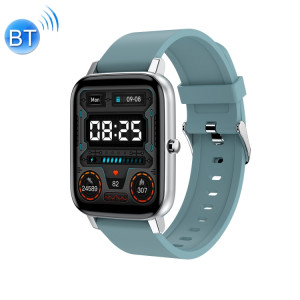 Ochstin 5H80 1,69 pouces écran carré bracelet en silicone fréquence cardiaque surveillance de l'oxygène sanguin Bluetooth montre intelligente (bleu lac) SO901B1865-20