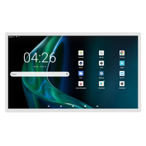 HSD3293T Machine publicitaire à écran IPS 32 pouces Android 12 RK3399 4 Go + 32 Go (Blanc) SH302B0-20