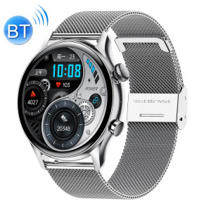 Ochstin 5HK8 Pro 1,36 pouces Écran rond Surveillance de la pression artérielle en oxygène sanguin Bluetooth Montre intelligente, Bracelet: Acier (Argent) SO603B72-20