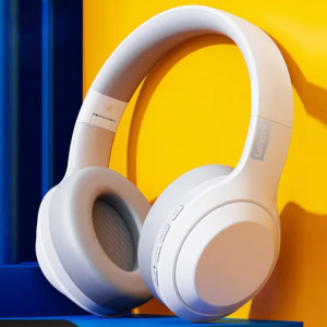 Lenovo TH10 sans fil Bluetooth Gaming Bass Music Sports Casque antibruit (Blanc) SL001A958-20