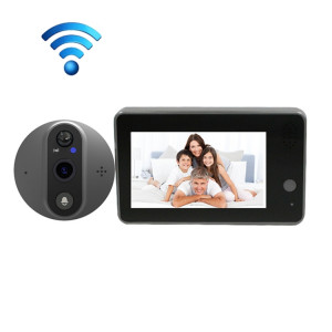 SY-38 Visionneuse de sonnette WIFI 4,3 pouces Prise en charge de la vision nocturne et de la détection de mouvement et de la voix à distance SH91111089-20