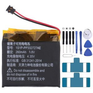 Batterie 1S1P-PP332727AE pour TomTom Spark 3 Cardio GPS 260mAh SH49471272-20