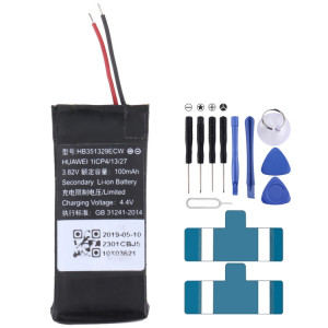 Remplacement de la batterie pour Huawei Band 3 Pro 100mAh HB351329ECW SH49641012-20
