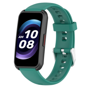 Pour Keep Band B4 Bracelet de montre en silicone à surface brillante de 16 mm (vert pin) SH901H309-20