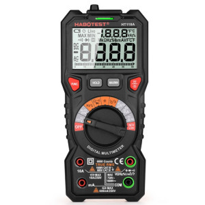 Multimètre numérique automatique haute précision à double rétroéclairage portable HABOTEST HT118A SH1560883-20