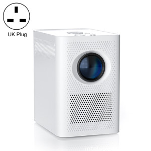 Projecteur mobile WiFi portable S30 Android System HD, type de prise : prise britannique (blanc) SH403B1832-20