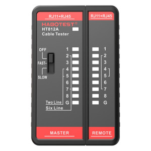 HABOTEST HT812A Testeur de ligne de réseau de ligne téléphonique 2 en 1 SH16881763-20