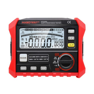 HABOTEST HT2302 Testeur de résistance de mise à la terre à affichage numérique multifonctionnel SH1690932-20