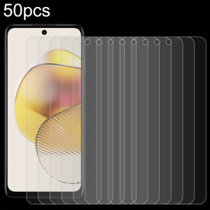 Pour Motorola Moto G73 50pcs 0.26mm 9H 2.5D Film de Verre Trempé SH81041883-20