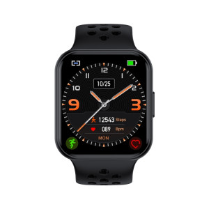 S226 1,72 pouces montre de sport intelligente étanche prise en charge de la surveillance de la fréquence cardiaque/surveillance de la pression artérielle (noir) SH901C612-20