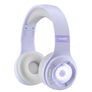 KE25 RGB Light Casque stéréo sans fil Bluetooth pour musique (violet) SH501F513-20