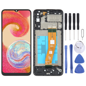 Écran LCD d'origine PLS pour Samsung Galaxy A04E SM-A042 Assemblage complet du numériseur avec cadre SH3410123-20