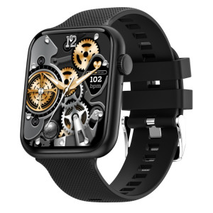 HT15 1,85 pouces bande de silicone IP67 montre intelligente étanche, prise en charge des appels Bluetooth/surveillance du sommeil (noir) SH601A458-20