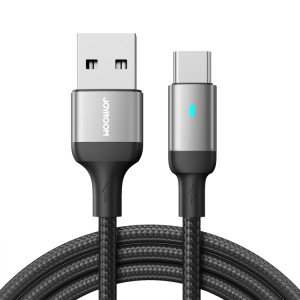 JOYROOM S-UC027A10 Extraordinary Series 3A USB-A vers USB-C / Type-C Câble de données de charge rapide, longueur du câble : 1,2 m (noir) SJ501A111-20