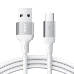 JOYROOM S-UC027A10 Extraordinary Series 3A USB-A vers USB-C / Type-C Câble de données de charge rapide, longueur du câble : 1,2 m (blanc) SJ501B1635-20