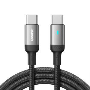 JOYROOM S-CC100A10 Extraordinary Series 100W USB-C / Type-C vers USB-C / Type-C Câble de données à charge rapide, longueur du câble : 1,2 m (noir) SJ301A192-20