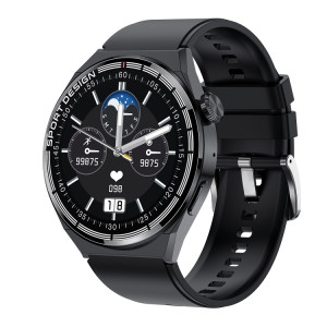 HDT 3 Max 1,6 pouces Bande de silicone IP67 Étanche Montre intelligente Prise en charge Appel Bluetooth / NFC (Noir) SH201A676-20
