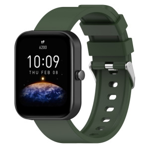 Pour le bracelet de montre en silicone OnePlus Nord Steps Style (vert armée) SH601H1034-20